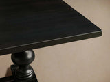 Tuscany Wood Extension Dining Table Oval Poplar Dining Table