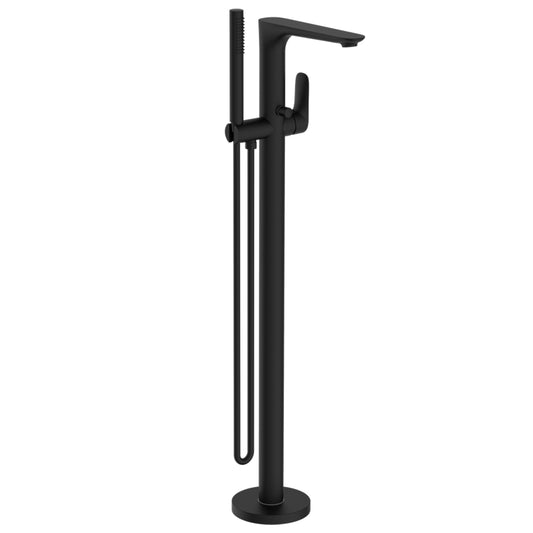 Bianca Freestanding Bath Mixer With Hand Shower Matte Black