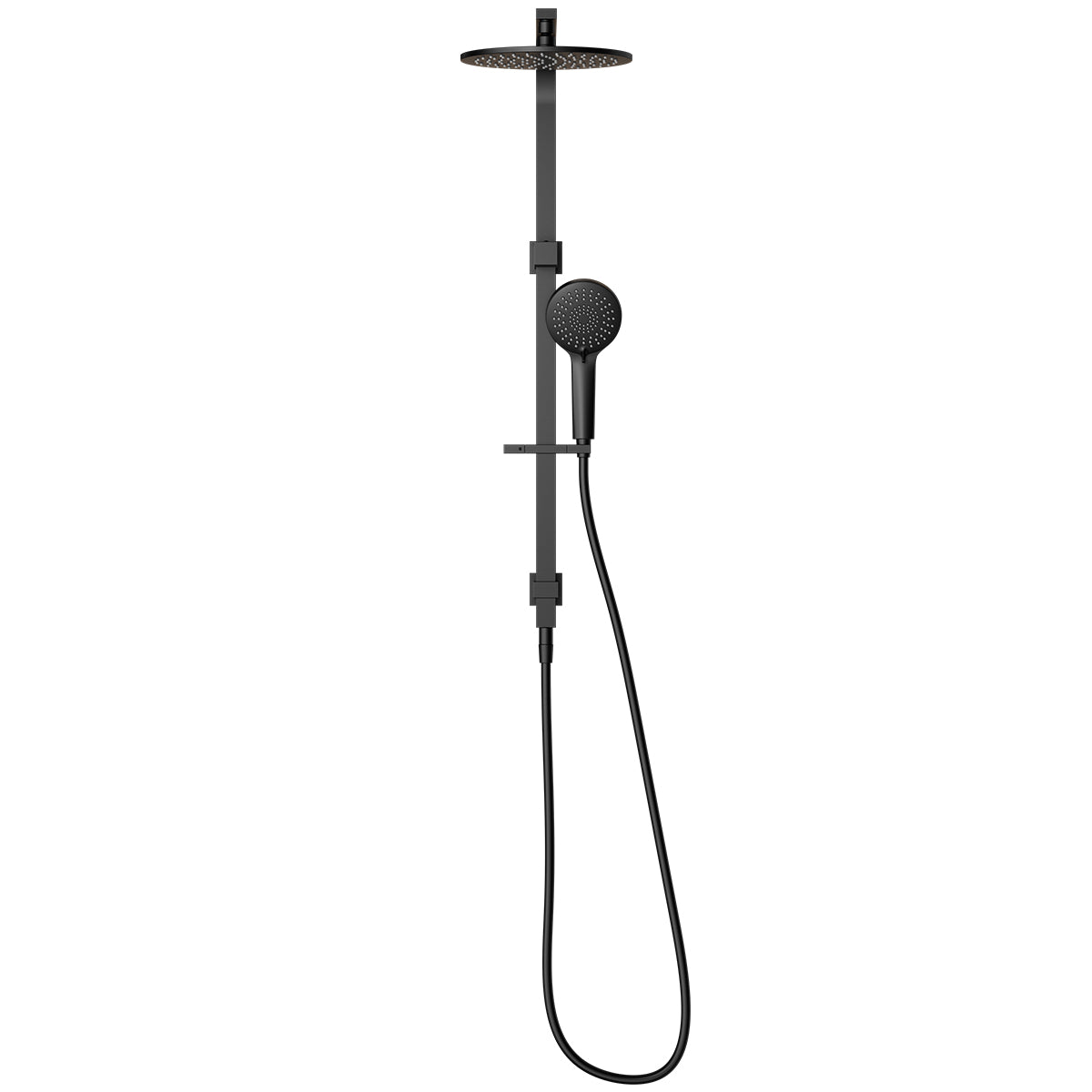 BIANCA TWIN SHOWER MATTE BLACK