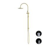 Opal Twin Shower With Air Shower Brushed Gold