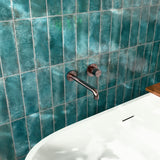 Mecca Shower Mixer 80mm Plate Brushed Bronze