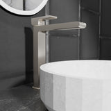 BIANCA TALL BASIN MIXER BRUSHED NICKEL
