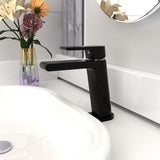 BIANCA BASIN MIXER STRAIGHT SPOUT MATTE BLACK