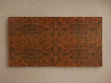 Cinzia Rectangle Burl Coffee Table Plinth-style Base Cocktail Table Wood Sofa Center Tea Table