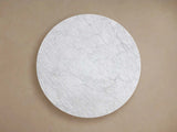Saint Germain Round Marble Top Dining Table With Wood Toulouse Base