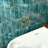 Mecca Shower Mixer 80mm Plate Brushed Gold