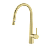 Dolce Pull Out Sink Mixer With Vegie Spray Function Brushed Gold
