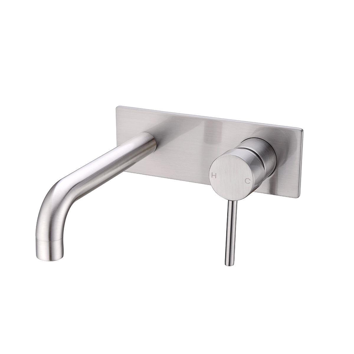 Dolce Wall Basin/Bath Mixer Brushed Nickel