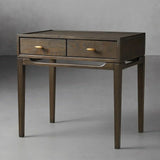 Brock Nightstand Mid-Century Modern Bedside Table Ash Night Side Storage Cabinet