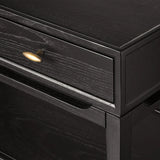 Brock Nightstand Mid-Century Modern Bedside Table Ash Night Side Storage Cabinet