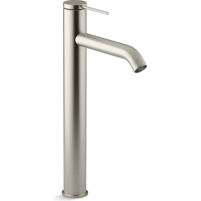Components Super Tall Single Lever Basin Mixer - Brushed Nickel