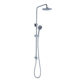 Dolce Round Twin Shower Bottom Inlet Chrome