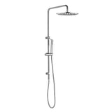 Dolce Round Twin Shower With Slim Hand Shower Chrome