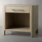 Calista Open Nightstand Night Side Table Wood Bedside Cabinet