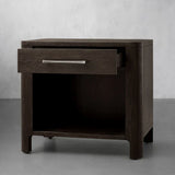 Calista Open Nightstand Night Side Table Wood Bedside Cabinet