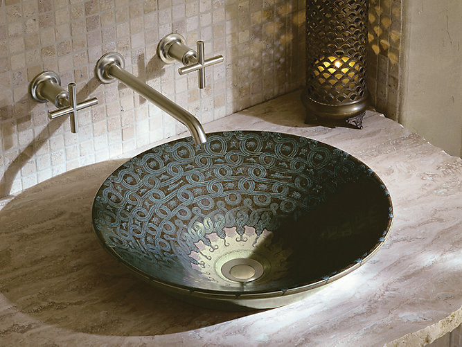 Serpentine Bronze on Conical Bell Vessel
