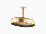 Oblong 12" single-function rainhead, 1.75 gpm