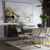 Dolton Modern Wood Sideboard Steel Frame Buffet Cabinets