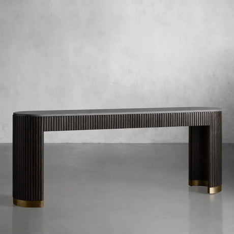 Finnley Marble Top Entryway Console Table Wood Hallway Entrance Table