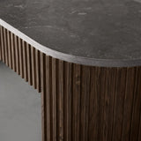 Finnley Marble Top Entryway Console Table Wood Hallway Entrance Table