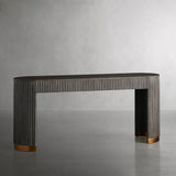 Finnley Marble Top Entryway Console Table Wood Hallway Entrance Table