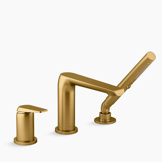 Kohler Hob Mount Bath Filler  - Brushed Brass