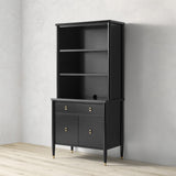 Lavenir French-Inspired Storage Hutch Modular Shelving & Cabinet