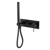 Mecca Shower Mixer With Divertor System Matte Black