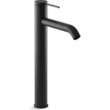 Components Super Tall Single Lever Basin Mixer- Matte Black