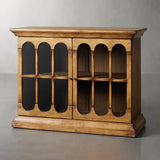 Merritt Low Dining Buffet Cabinet Solid Pine Sideboard