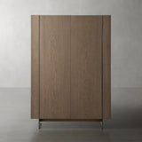 Mihaela Chestnut Wood Sideboard Buffet Storage Cabinet