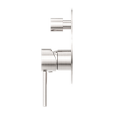 Dolce Shower Mixer With Divertor Brushed Nickel