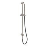 Zen Ss316l Shower Rail With Outdoor Shower Hose Brushed Nickel