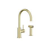 ZEN SS316L KITCHEN MIXER WITH HAND SPRAY BRUSHED GOLD