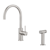 Zen Ss316l Kitchen Mixer With Hand Spray Brushed Nickel