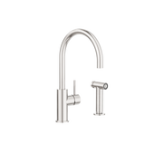 Zen Ss316l Kitchen Mixer With Hand Spray Brushed Nickel