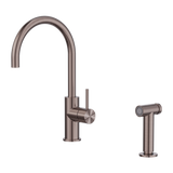 Zen Ss316l Kitchen Mixer With Hand Spray Brushed Bronze