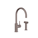 Zen Ss316l Kitchen Mixer With Hand Spray Brushed Bronze