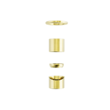 ZEN SS316L SHOWER MIXER TRIM KITS ONLY BRUSHED GOLD