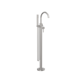 MECCA ROUND FREESTANDING MIXER WITH HAND SHOWER BRUSHED NICKEL