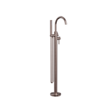 MECCA ROUND FREESTANDING MIXER WITH HAND SHOWER BRUSHED BRONZE