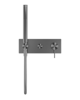 Mecca Shower Mixer With Divertor System Gun Metal