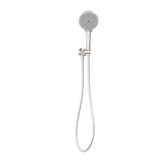 MECCA SHOWER ON BRACKET WITH AIR SHOWER II BRUSHED NICKEL