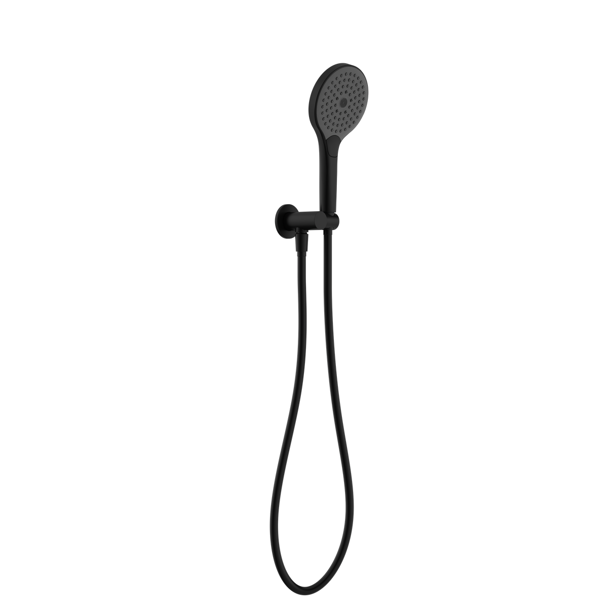 MECCA SHOWER ON BRACKET WITH AIR SHOWER II MATTE BLACK