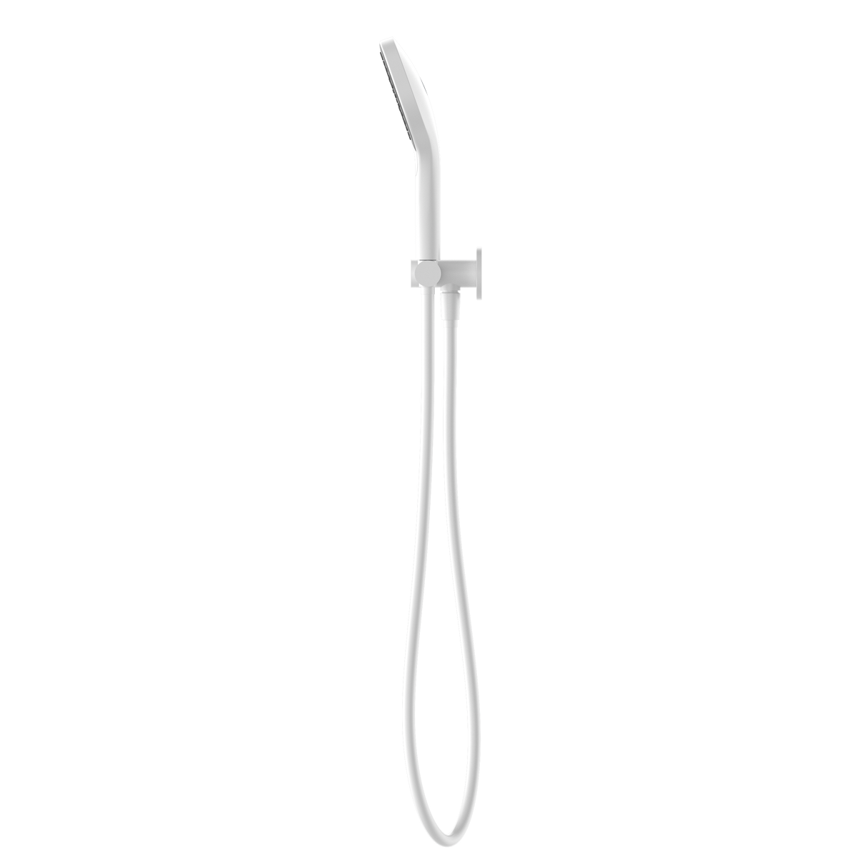 MECCA SHOWER ON BRACKET WITH AIR SHOWER II MATTE WHITE