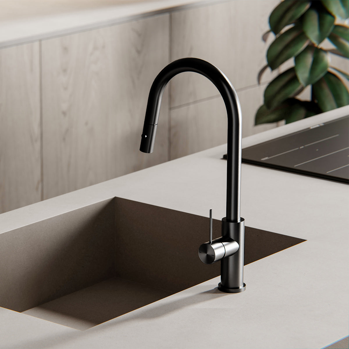 Mecca Kitchen Mixer Matte Black