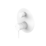 Mecca Shower Mixer With Divertor Matte White