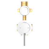 Mecca Shower Mixer With Divertor Separate Back Plate Chrome