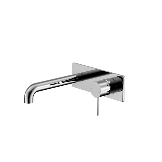 Mecca Wall Basin/Bath Mixer 230mm Chrome