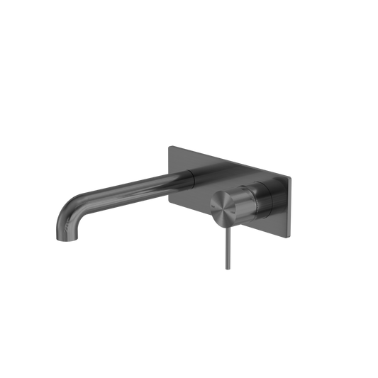 MECCA WALL BASIN/BATH MIXER 260MM GUN METAL